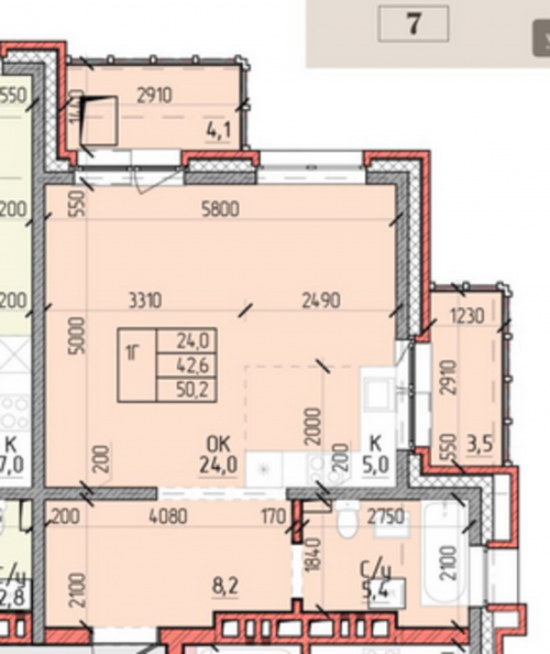 Продажа 1-комн квартиры Пушкина, 25
