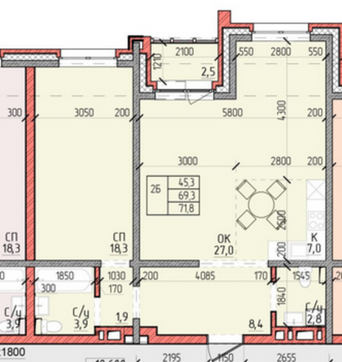Продажа 2-комн квартиры Пушкина, 25