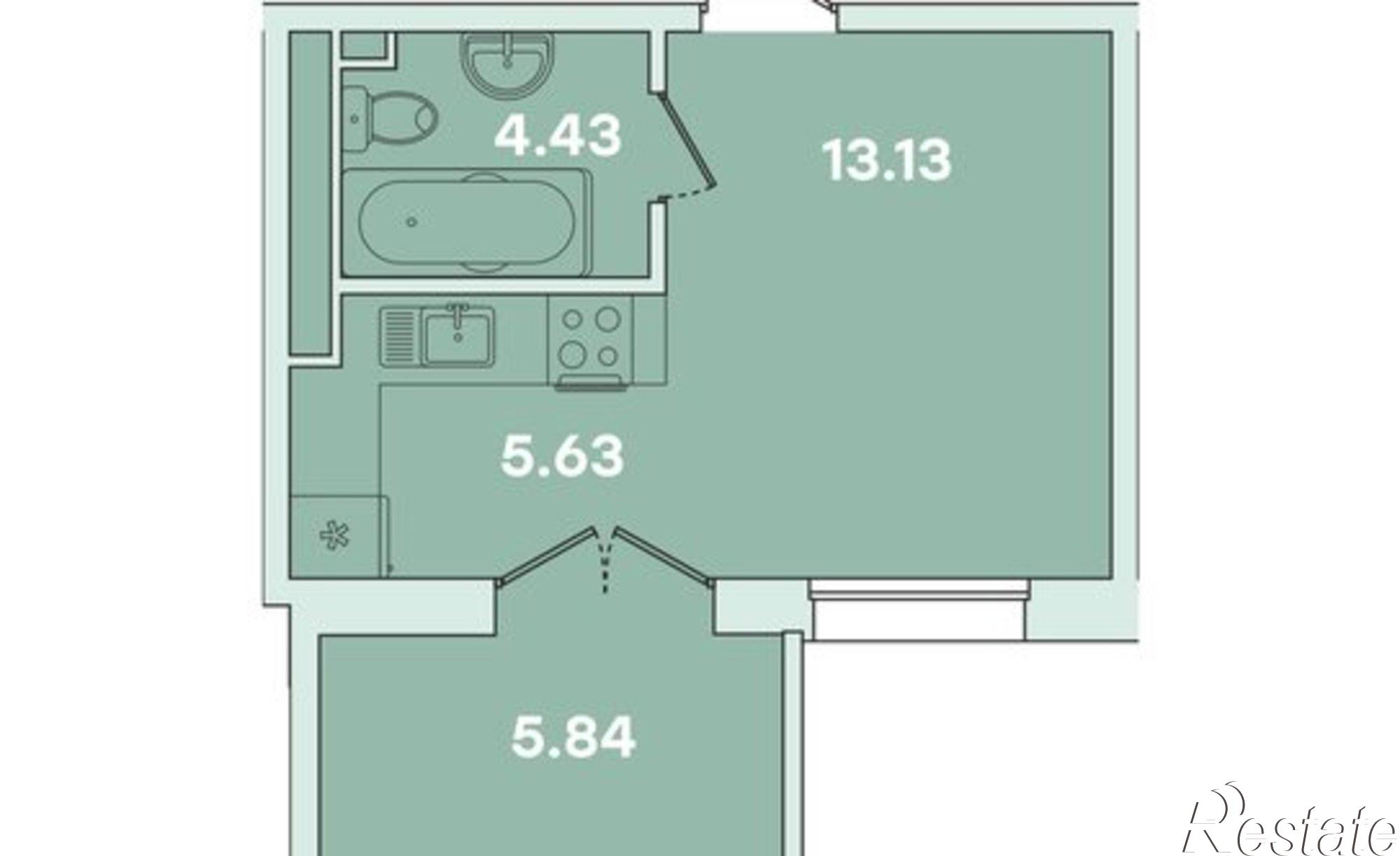 Купить квартиру за 6 384 400 рублей на улица Петрова, 18/1