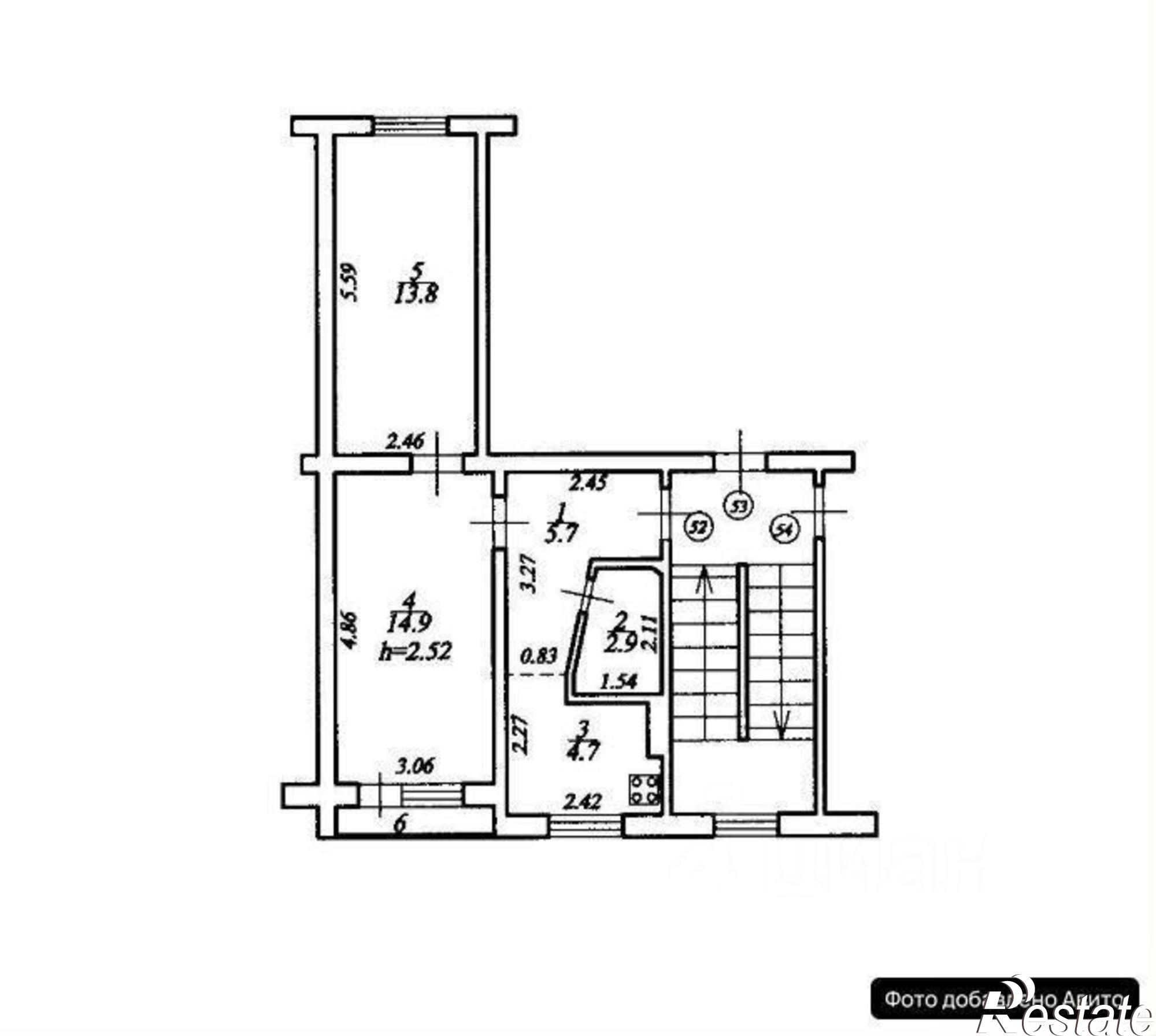 Купить квартиру за 5 300 000 рублей на ул Советская, 176/187