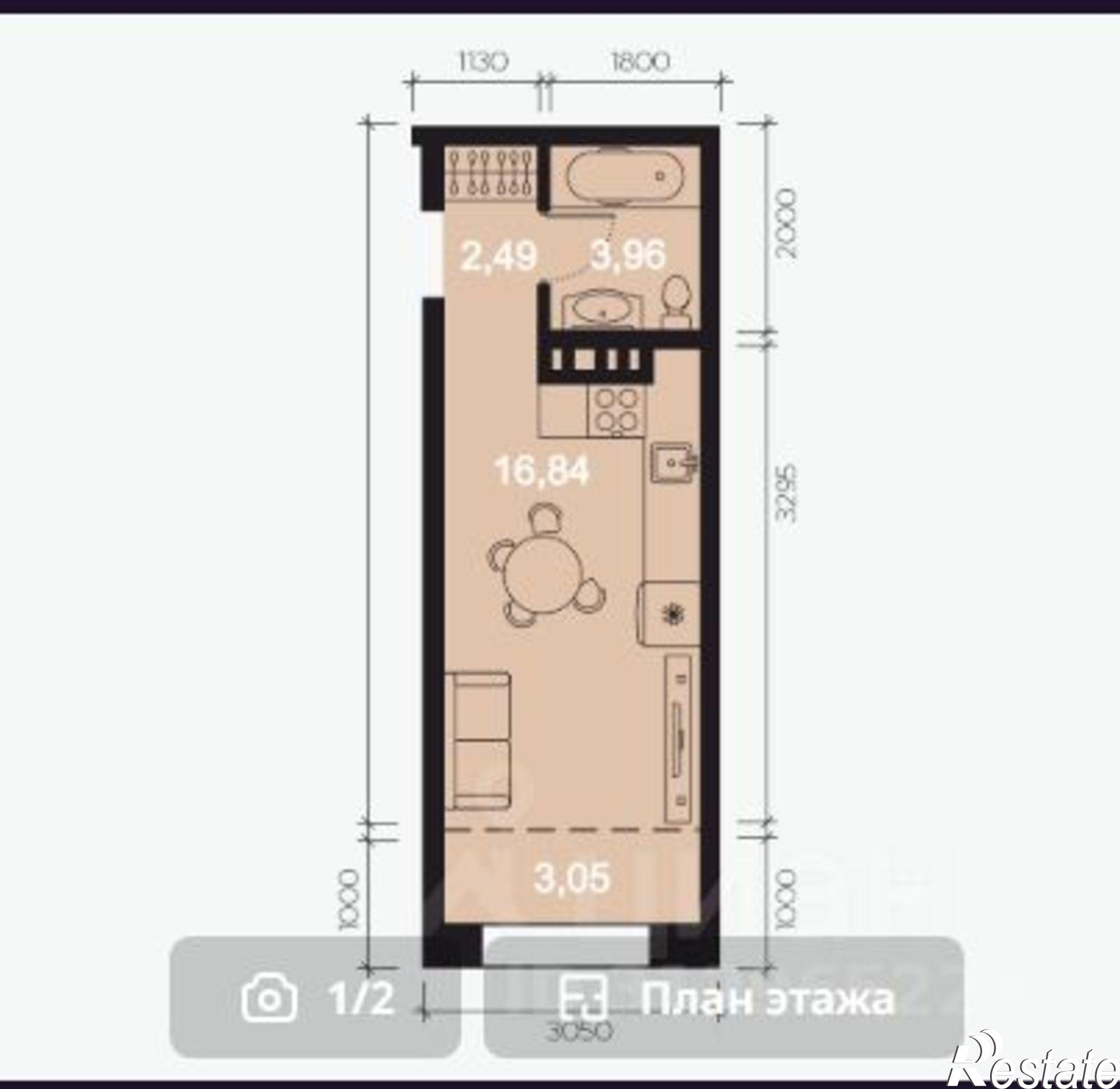 Купить квартиру за 7 194 000 рублей на Верхняя Набережная улица, 127