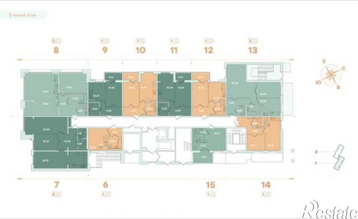 1-комн квартира в новом доме улица Петрова, 18/1,  д. 18/1