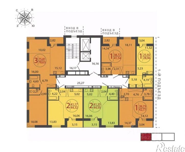 1-комн квартира в новом доме улица Геологов, 26Г/1,  д. 26Г/1