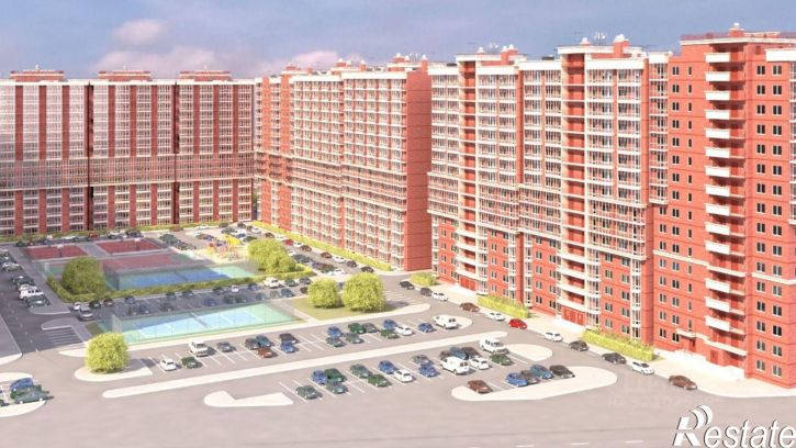 1-комн квартира в новом доме переулок Археолога Михаила Герасимова