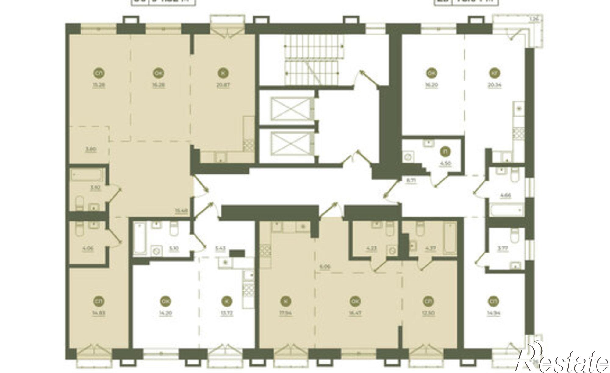 Купить квартиру за 19 660 200 рублей на улица Седова, 57