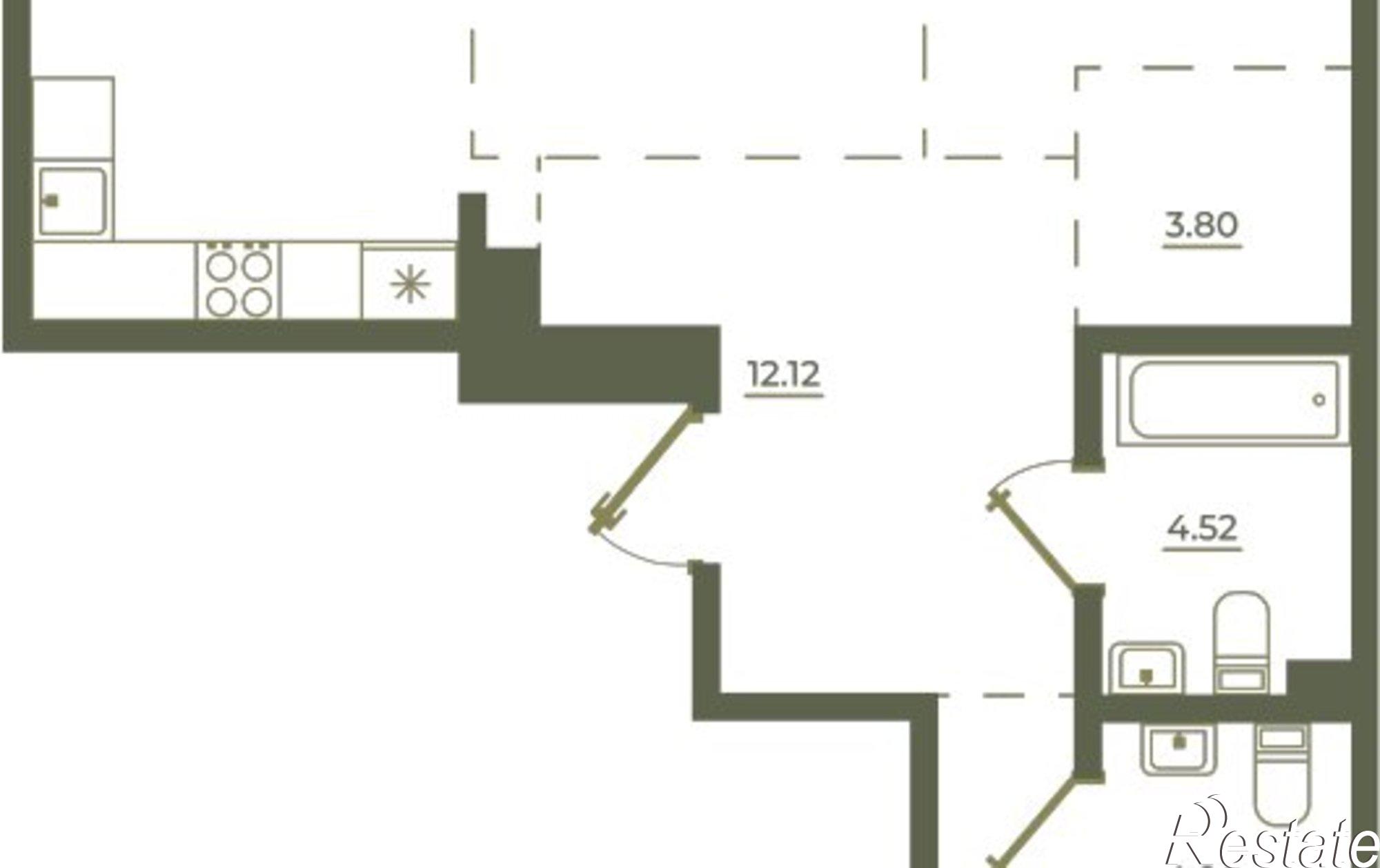 Купить квартиру за 19 085 900 рублей на улица Седова, 57