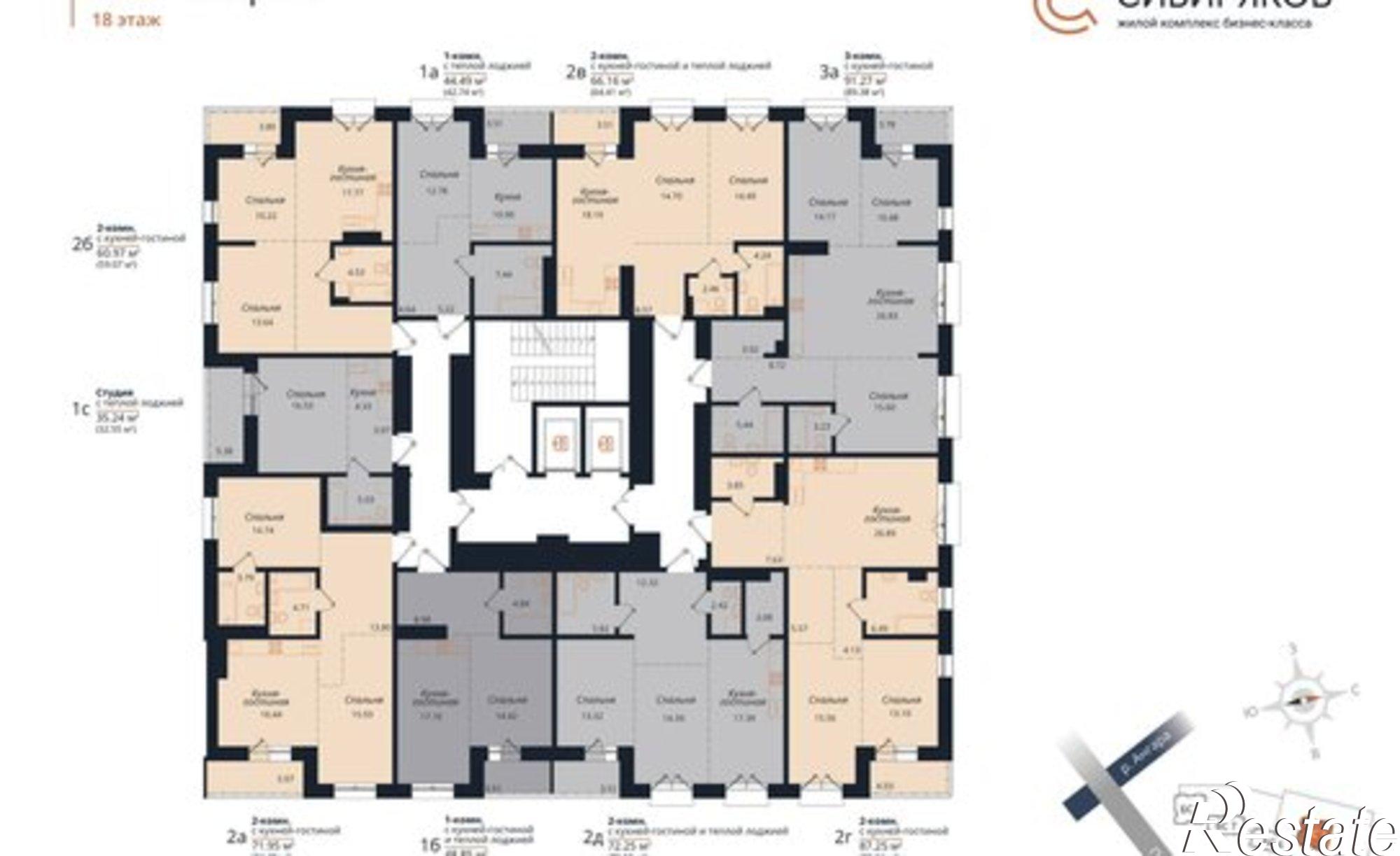 Купить квартиру за 14 490 700 рублей на ул Юрия Левитанского, 16