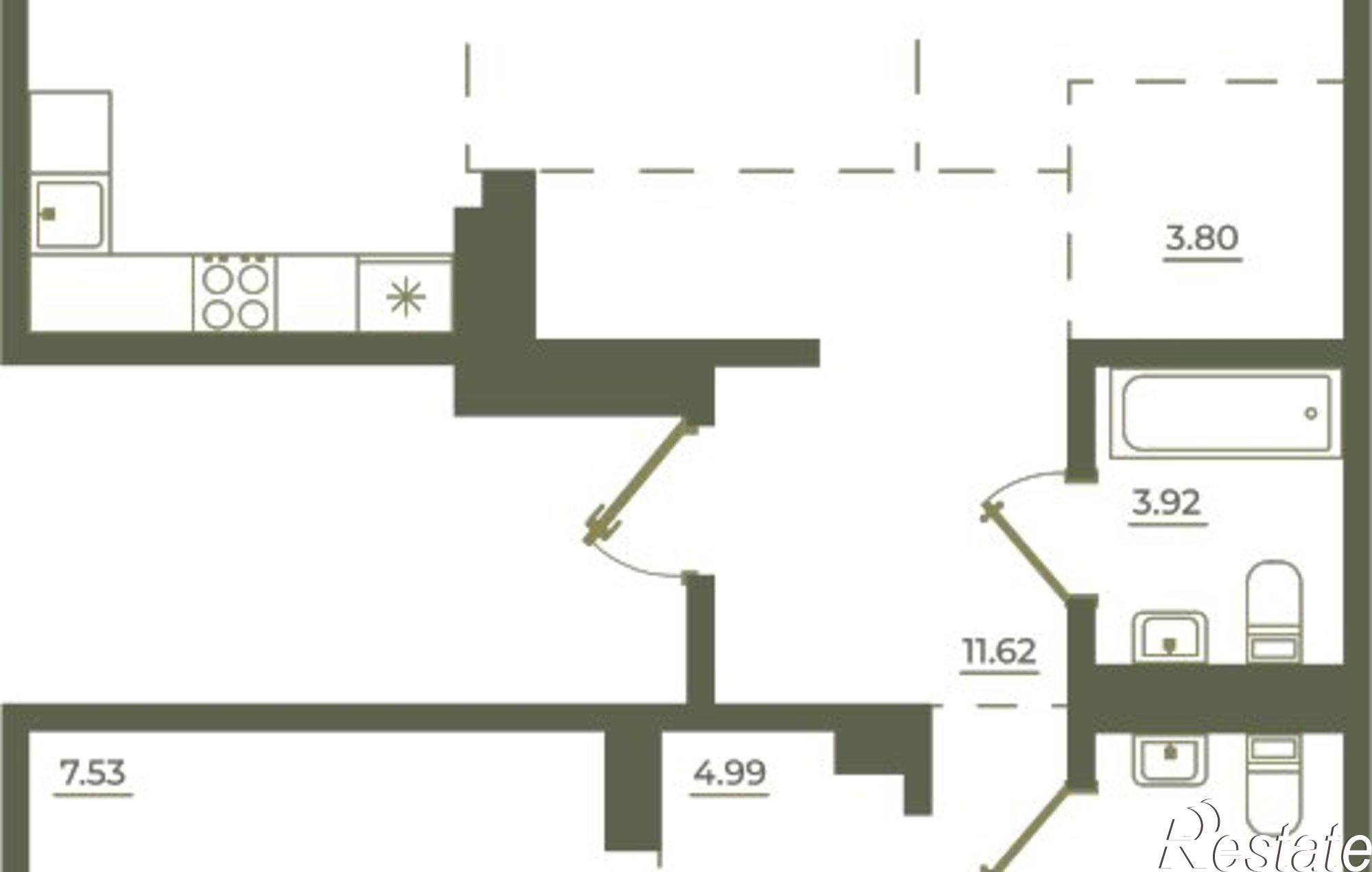 Купить квартиру за 30 236 400 рублей на ул Седова, 55