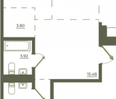 3-комн, 95 кв м, этаж 7/9 улица Седова, 57