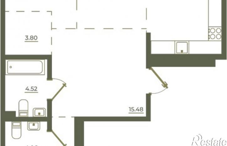 3-комн квартира в новом доме ул Седова, 55,  д. 55