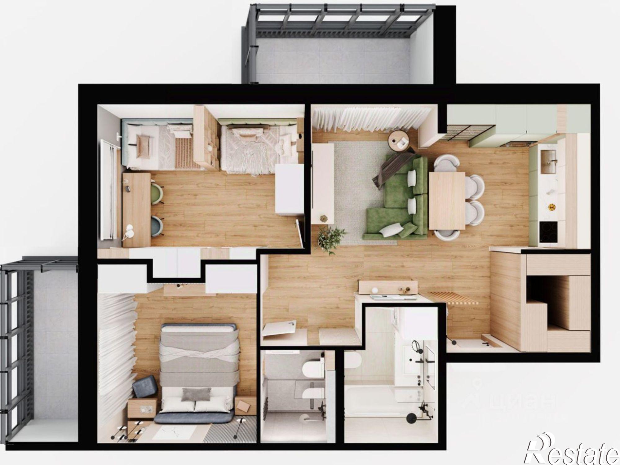 Купить квартиру за 10 416 000 рублей на улица Румянцева, 40