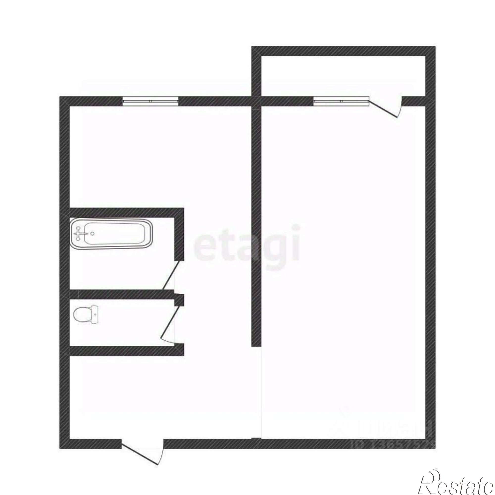 Купить квартиру за 3 000 000 рублей на Центральная улица, 15