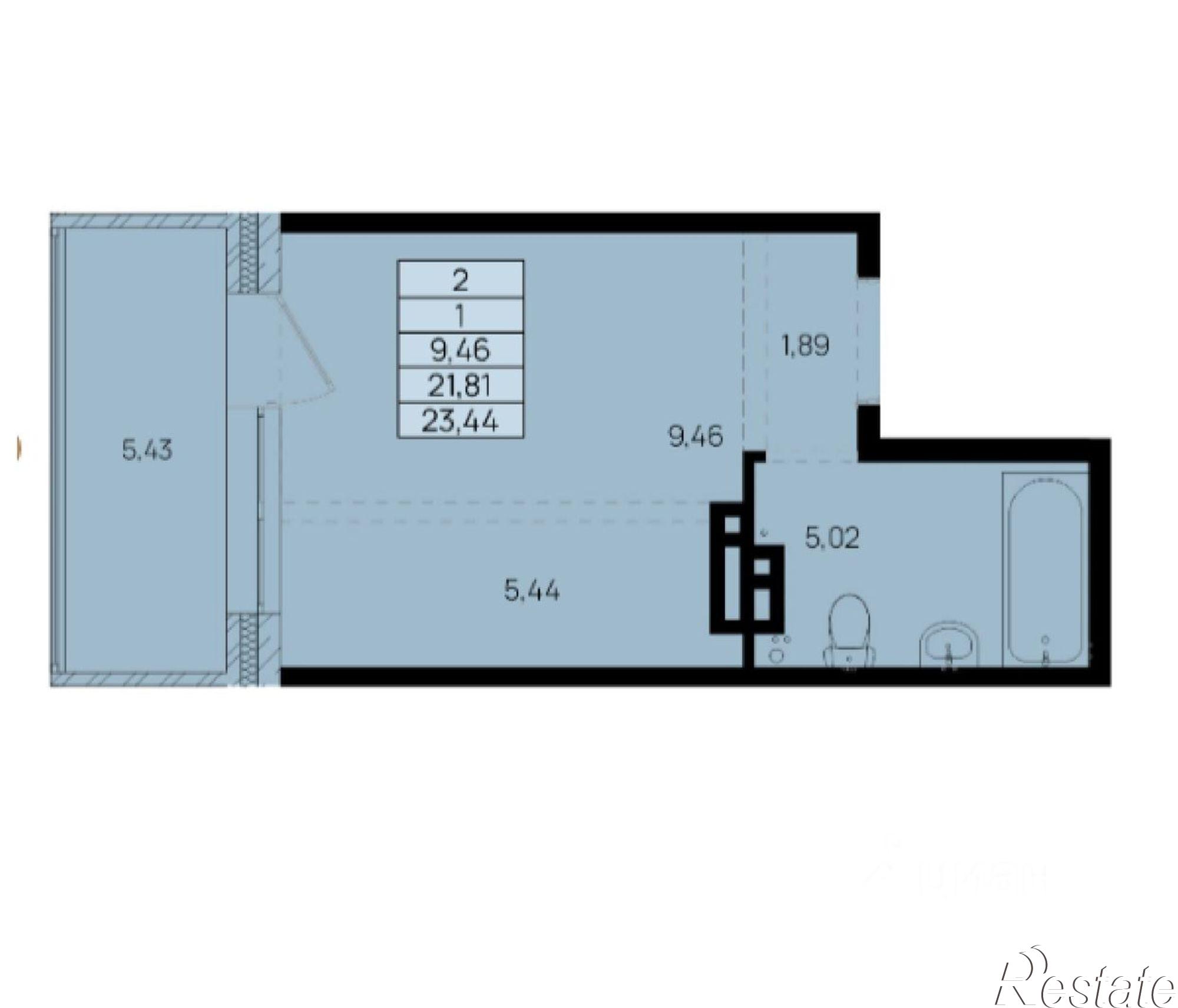 Купить квартиру за 4 249 000 рублей на Тулунская улица, 6