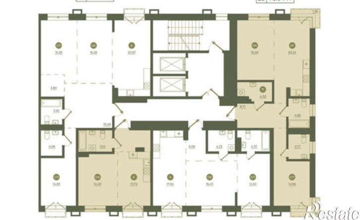 3-комн квартира в новом доме ул Седова, 55,  д. 55