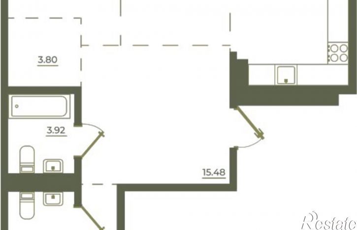 3-комн квартира в новом доме ул Седова, 55,  д. 55