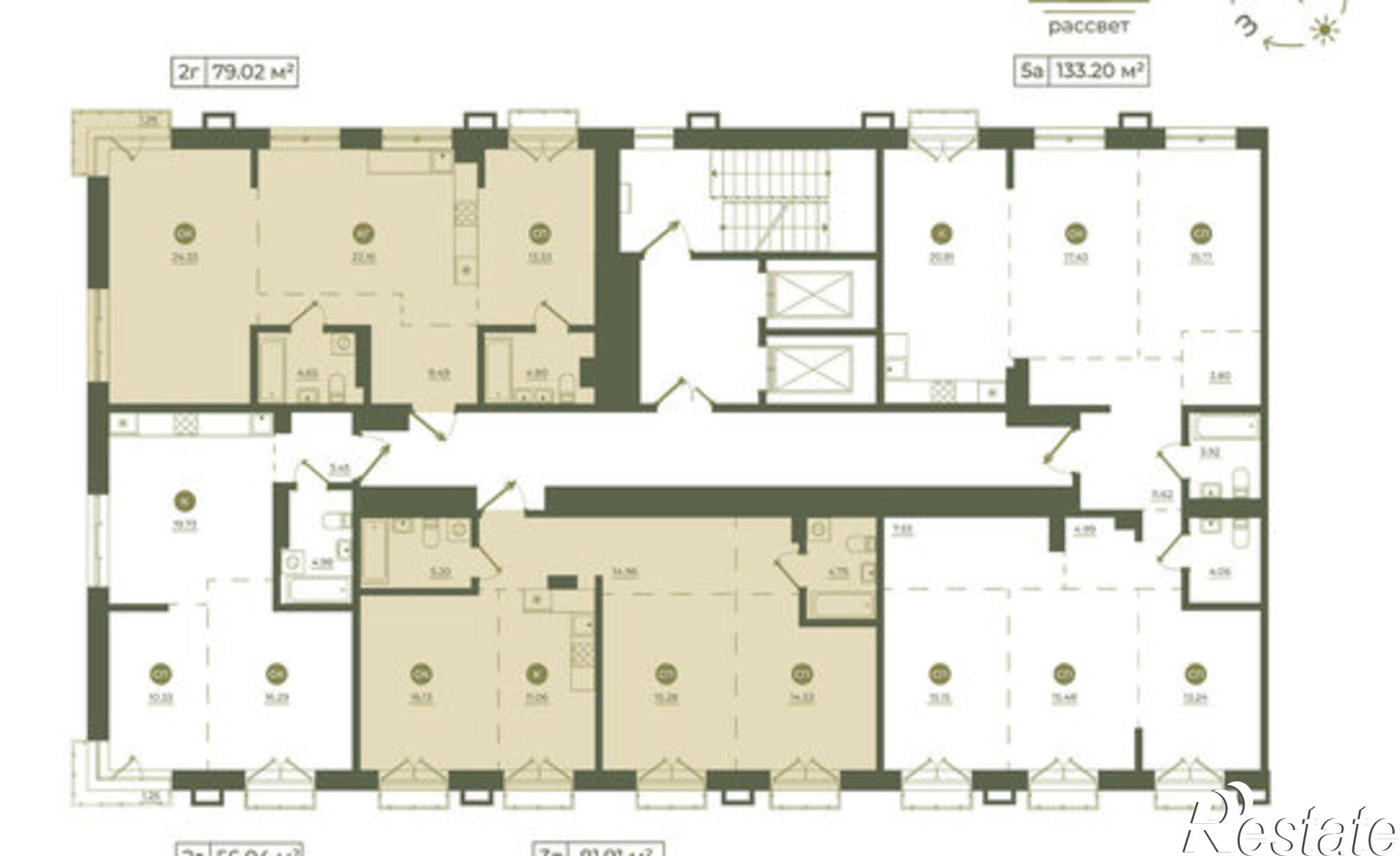 Купить квартиру за 18 315 100 рублей на ул Седова, 55