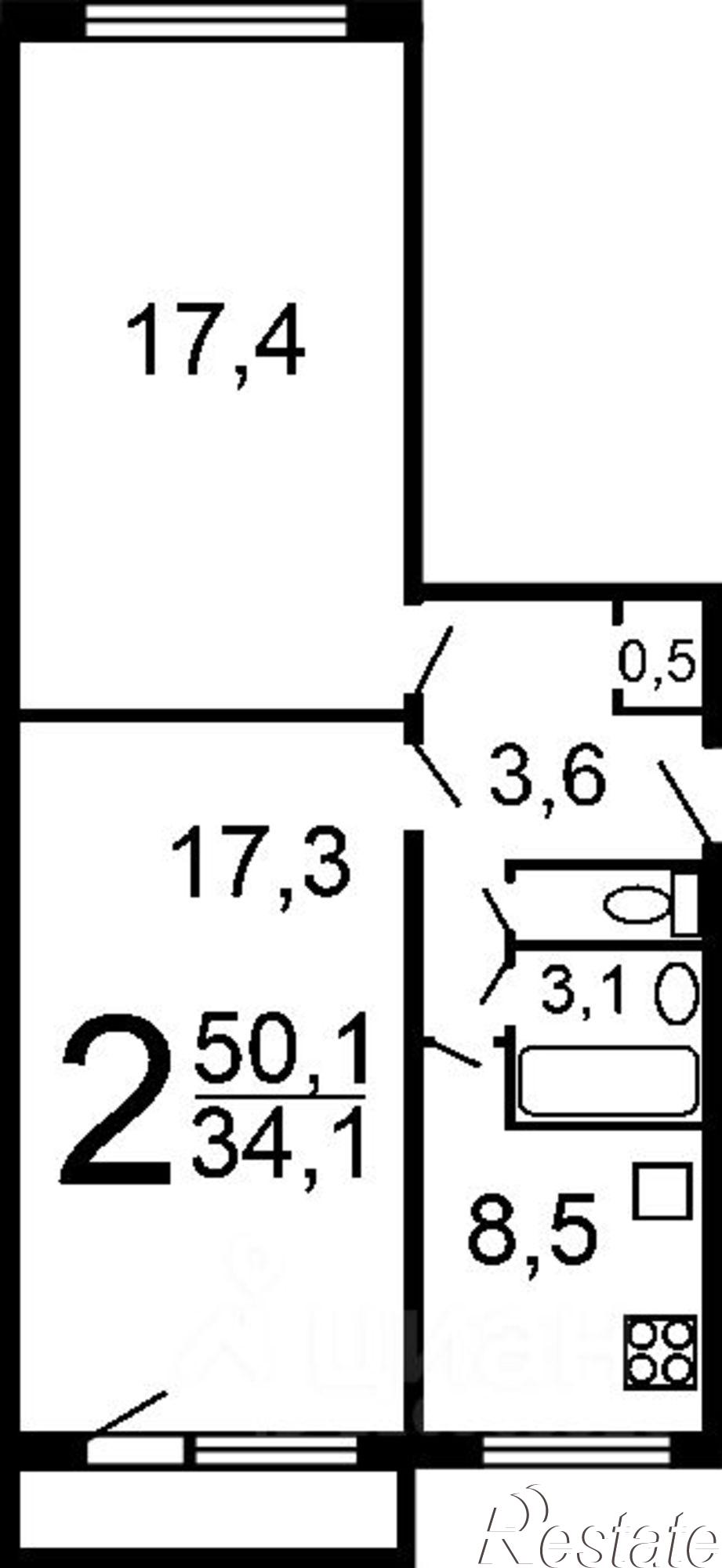 Сдать квартиру за 33 000 рублей на микрорайон Первомайский, 45