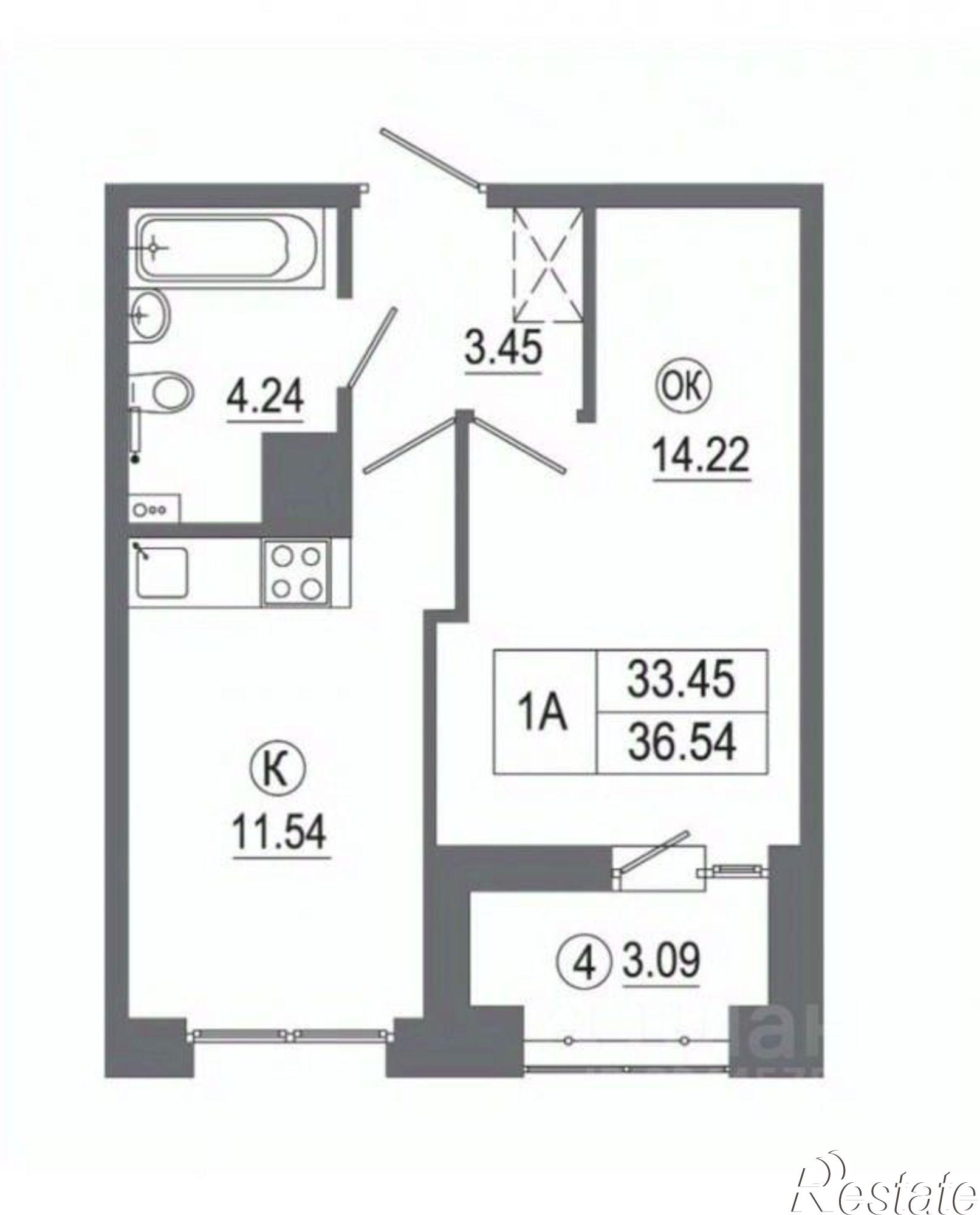 Купить квартиру за 5 700 000 рублей на Советская улица, 9/1