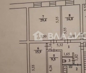 4-комн, 98кв м, этаж 3/4 Сибирская улица, 23