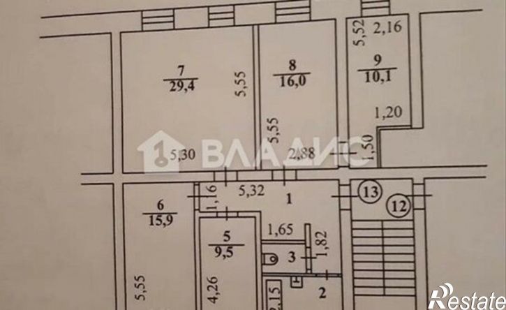 4-комн квартира Сибирская улица, 23,  д. 23