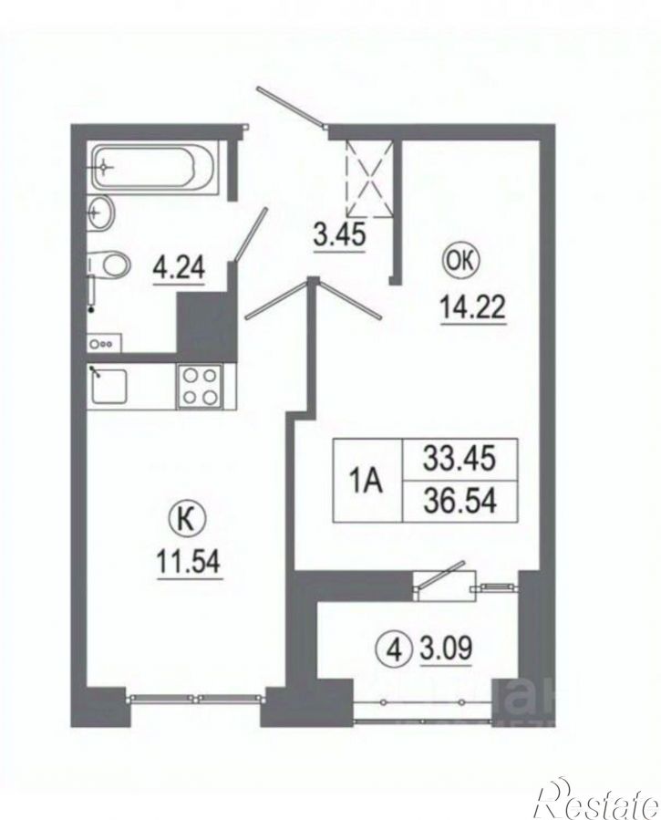 1-комн квартира Советская улица, 9/1,  д. 9/1