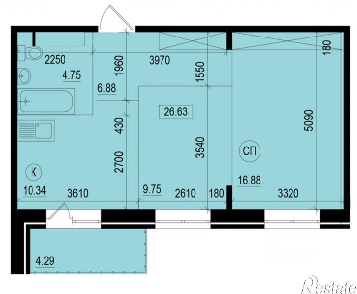 2-комн квартира Гравийная улица, 22/3,  д. 22/3