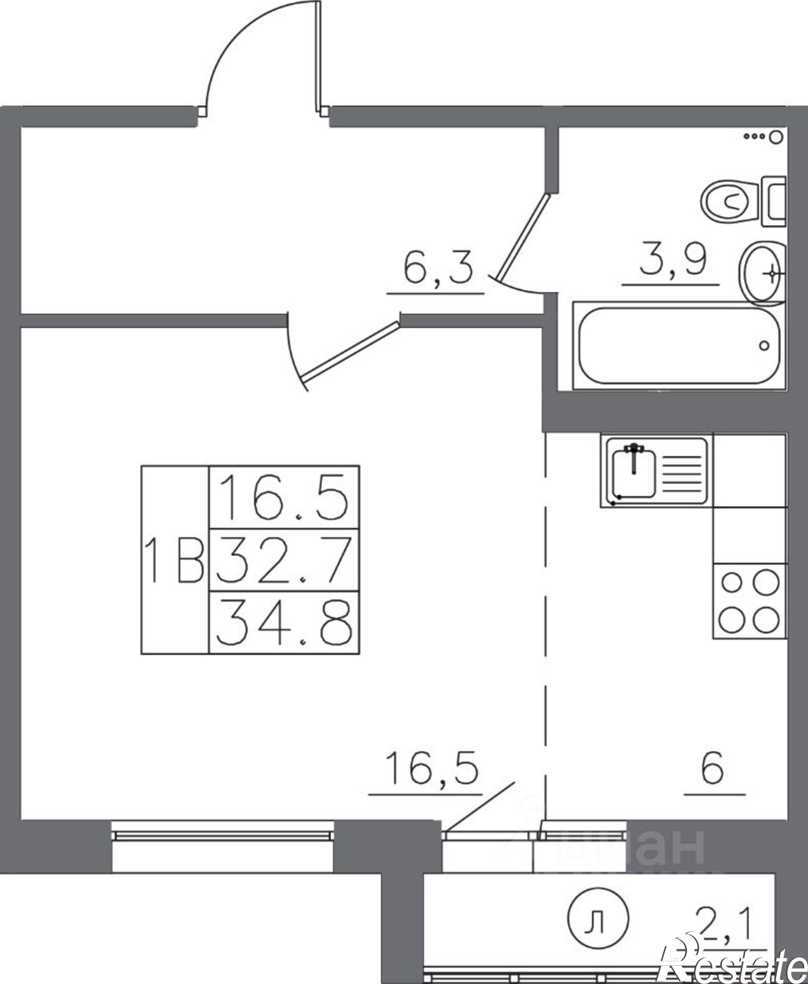 Купить квартиру за 6 075 000 рублей на улица Пискунова