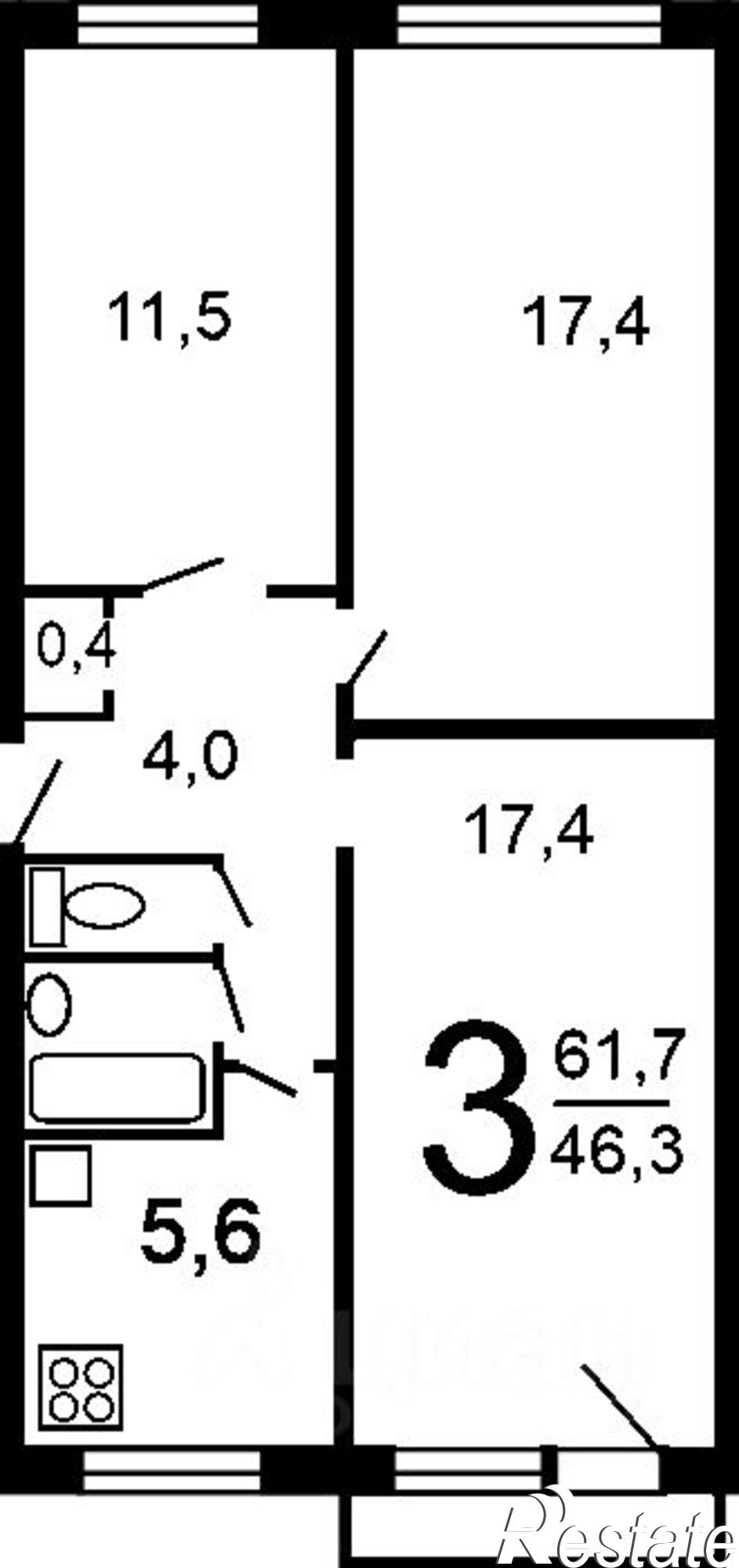 Сдать квартиру за 35 000 рублей на улица Баумана, 190