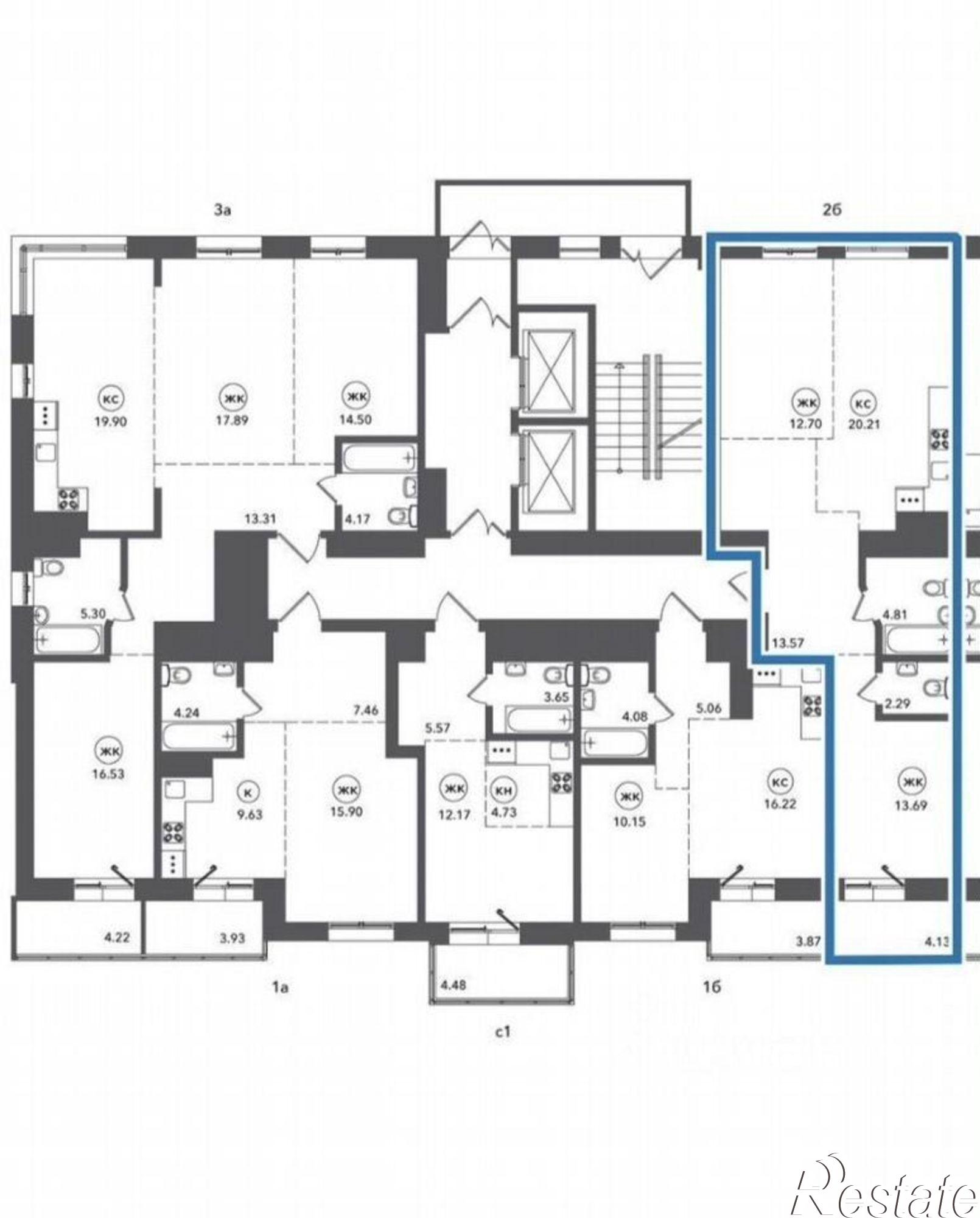 Купить квартиру за 9 990 000 рублей на улица Пискунова, 136