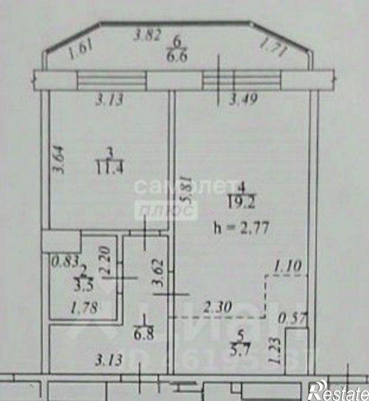 2-комн квартира Зимняя улица, 1/4Б,  д. 1/4Б