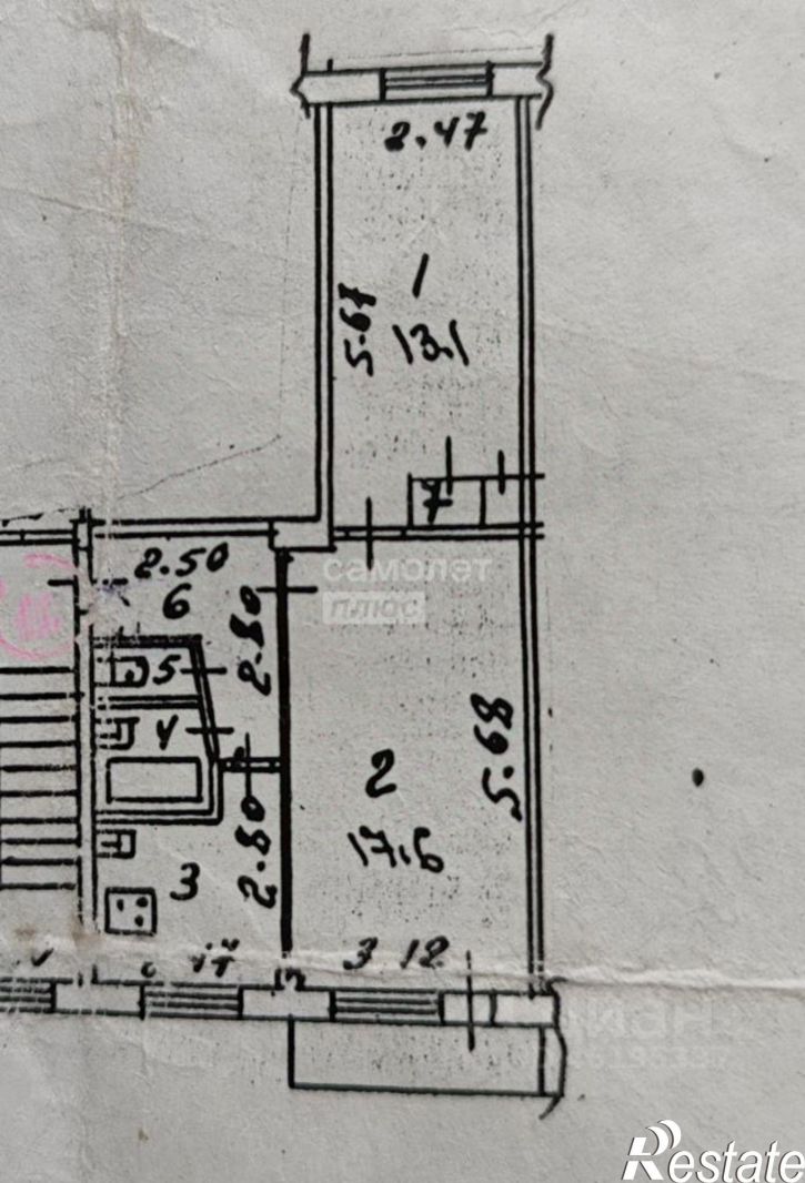 2-комн квартира ул Волгоградская, 6,  д. 6