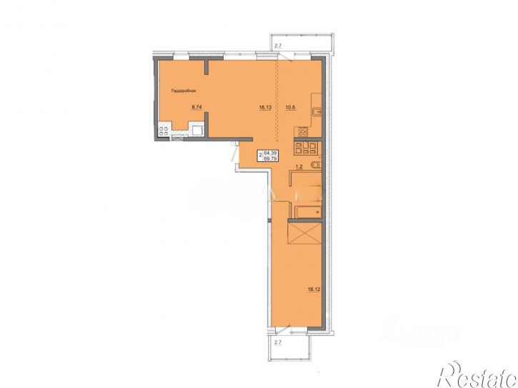 3-комн квартира улица Баумана, 269,  д. 269