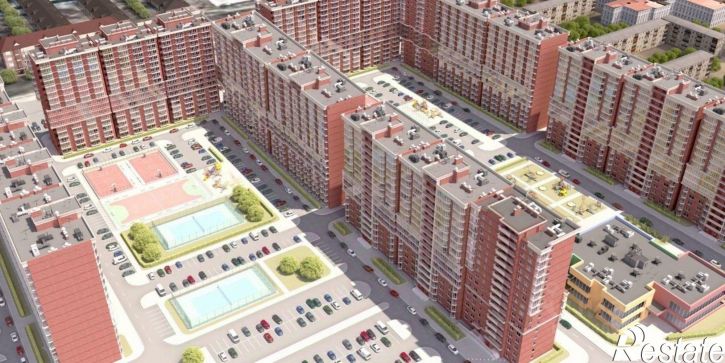 1-комн квартира в новом доме переулок Археолога Михаила Герасимова