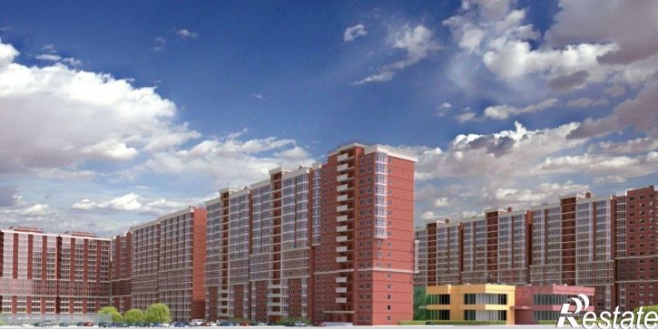 1-комн квартира в новом доме переулок Археолога Михаила Герасимова