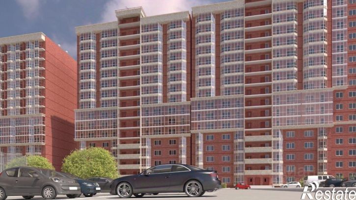 1-комн квартира в новом доме переулок Археолога Михаила Герасимова