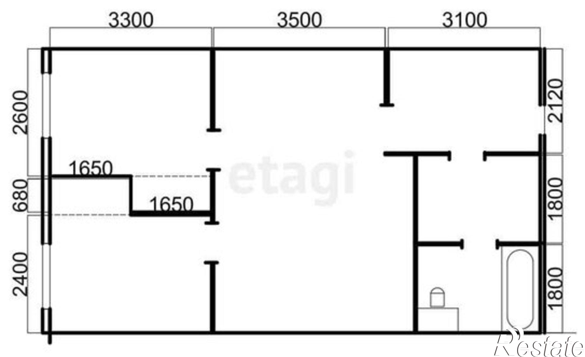 Купить квартиру за 6 150 000 рублей на улица Сергеева, 3 с5