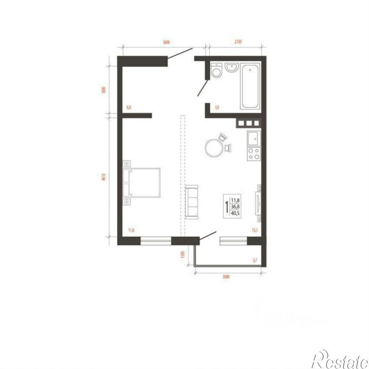 1-комн квартира ул Сарафановская, 83а,  д. 83а