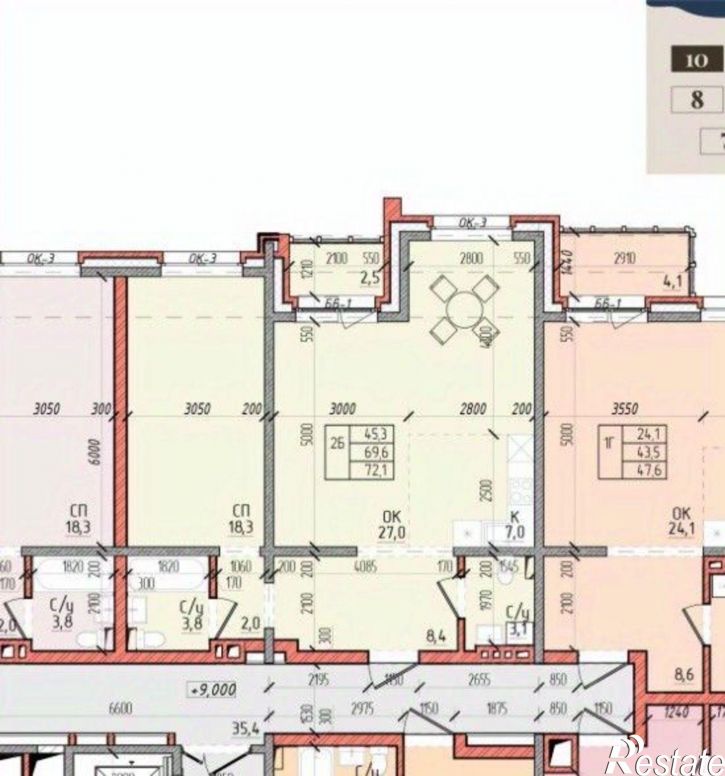 2-комн квартира ул Шмидта, 2,  д. 2