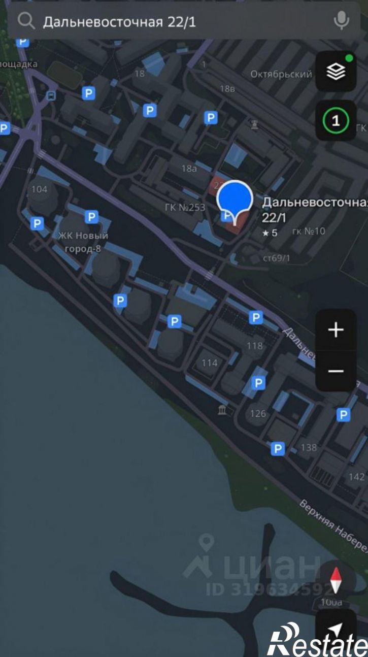 Гараж/парковка ул Дальневосточная, 22,  д. 22