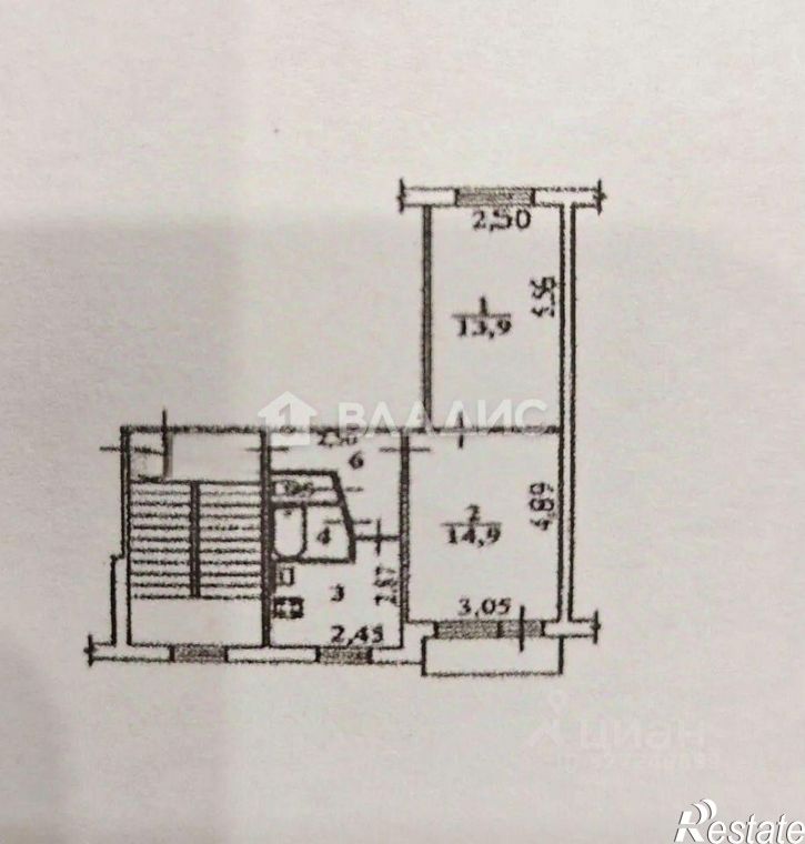 2-комн квартира микрорайон Зелёный, 7