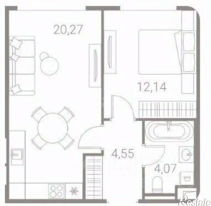 2-комн квартира Байкальская улица, 236Б/4,  д. 236Б/4