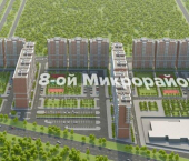 1-комн, 42кв м, этаж 4/10 микрорайон Ново-Ленино, микрорайон Берёзовый, 140/3