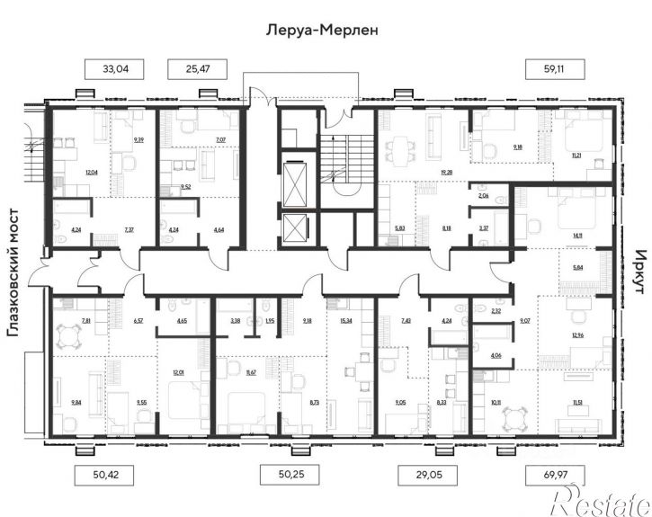 3-комн квартира в новом доме квартал Затон, улица Набережная Иркута