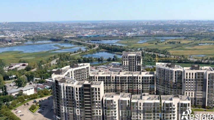 1-комн квартира в новом доме улица Розы Люксембург