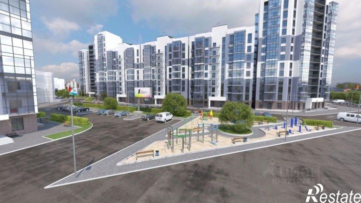1-комн квартира в новом доме улица Томсона