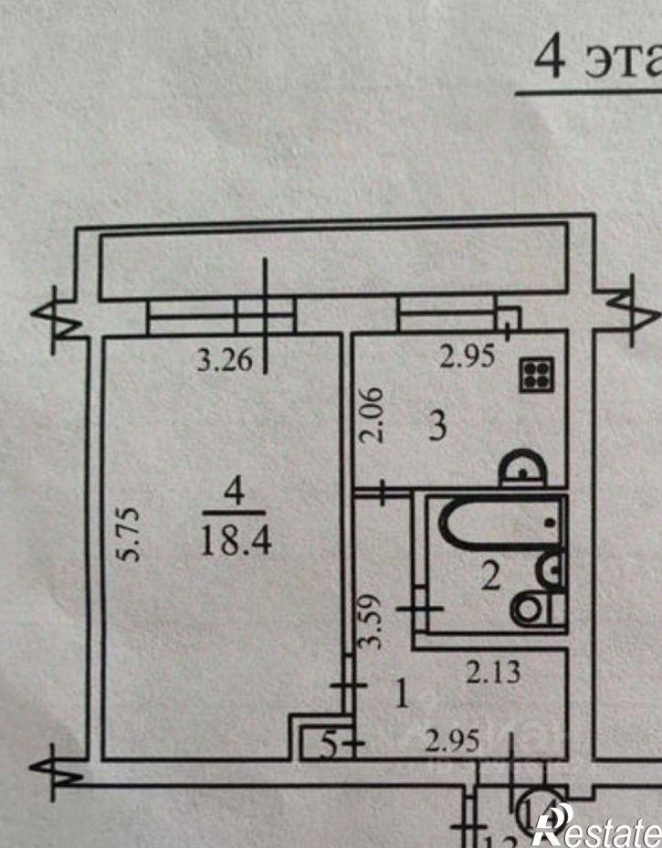 1-комн квартира ул Красноказачья, 120,  д. 120