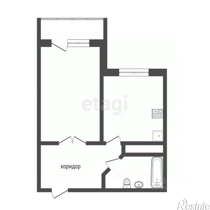 1-комн квартира ул Лермонтова, 343,  д. 343