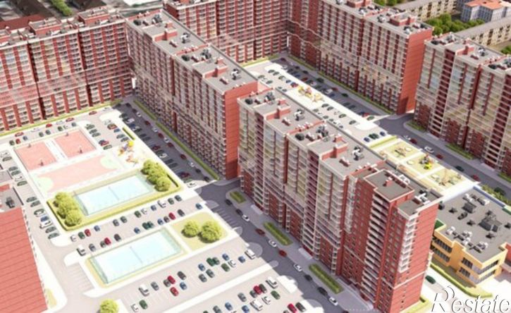 2-комн квартира в новом доме микрорайон Ново-Ленино, жилой комплекс Мега