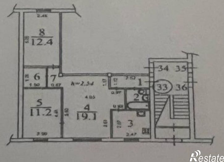 3-комн квартира бульвар Рябикова, 19,  д. 19