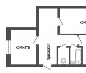 2-комн, 47кв м, этаж 5/5 микрорайон Юбилейный, 74